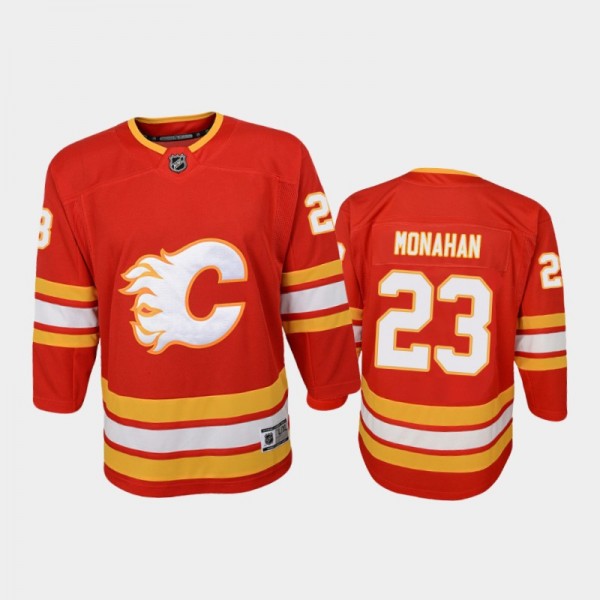 Youth Calgary Flames Sean Monahan #23 Home 2020-21 Premier Red Jersey