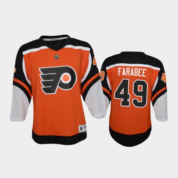 Youth Philadelphia Flyers Joel Farabee #49 Reverse...