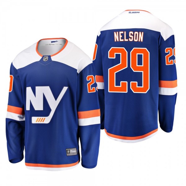 Youth New York Islanders Brock Nelson #29 2019 Alternate Cheap Breakaway Player Jersey - Blue