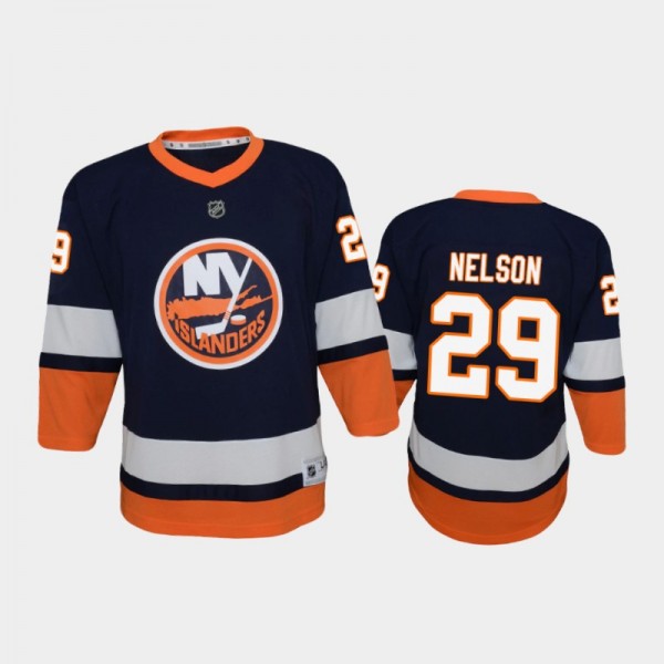 Youth New York Islanders Brock Nelson #29 Reverse Retro 2020-21 Special Edition Replica Blue Jersey