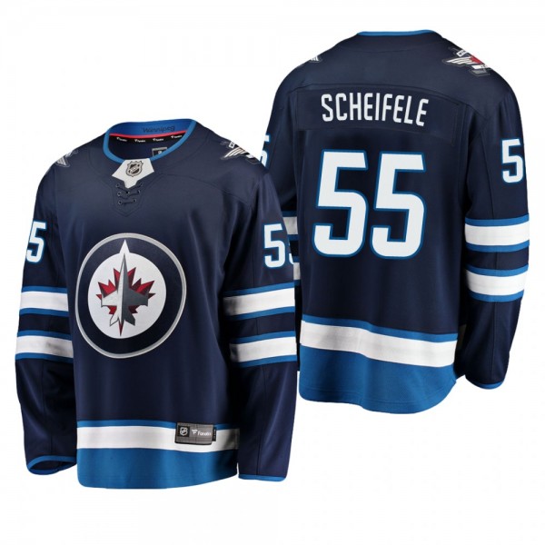 Youth Winnipeg Jets Mark Scheifele #55 Home Low-Priced Breakaway Player Navy Jersey