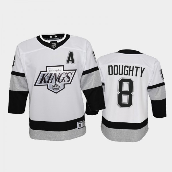Youth Los Angeles Kings Drew Doughty #8 Alternate 2021-22 Prime White Jersey