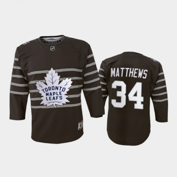 Youth Maple Leafs Auston Matthews #34 2020 NHL All...