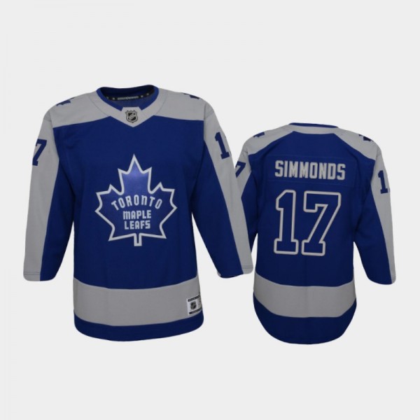 Youth Toronto Maple Leafs Wayne Simmonds #17 Rever...
