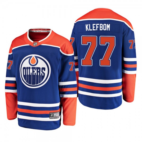 Youth Edmonton Oilers Oscar Klefbom #77 2019 Alter...