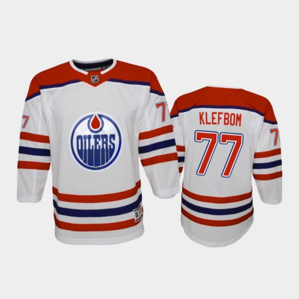 Youth Edmonton Oilers Oscar Klefbom #77 Reverse Re...