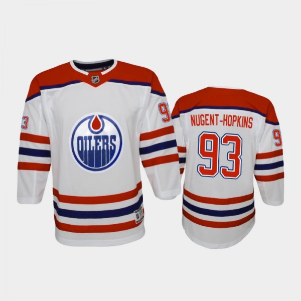 Youth Edmonton Oilers Ryan Nugent-Hopkins #93 Reve...