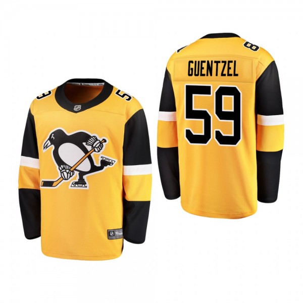 Youth Pittsburgh Penguins Jake Guentzel #59 2019 A...