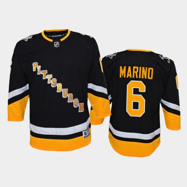 Youth Pittsburgh Penguins John Marino #6 Alternate...
