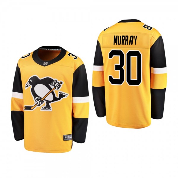 Youth Pittsburgh Penguins Matt Murray #30 2019 Alternate Cheap Breakaway Player Jersey - gold