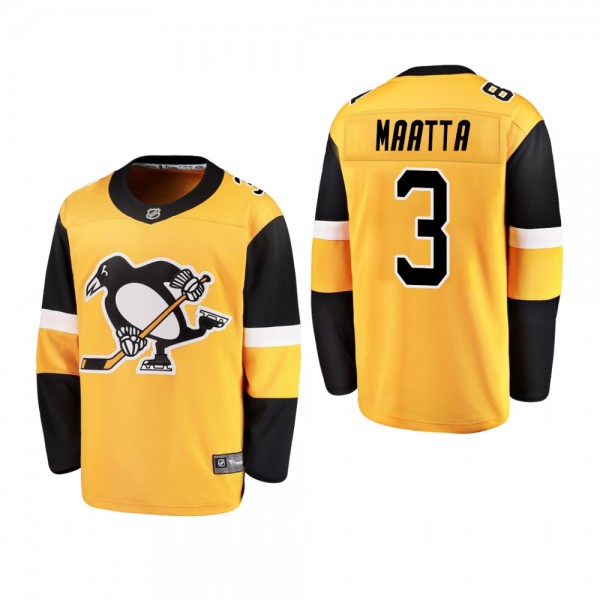 Youth Pittsburgh Penguins Olli Maatta #3 2019 Alte...