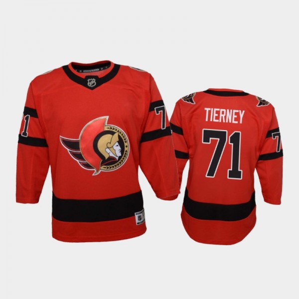 Youth Ottawa Senators Chris Tierney #71 Reverse Re...