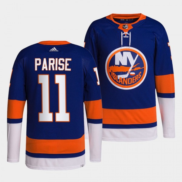New York Islanders 2022 Home Zach Parise #11 Royal...